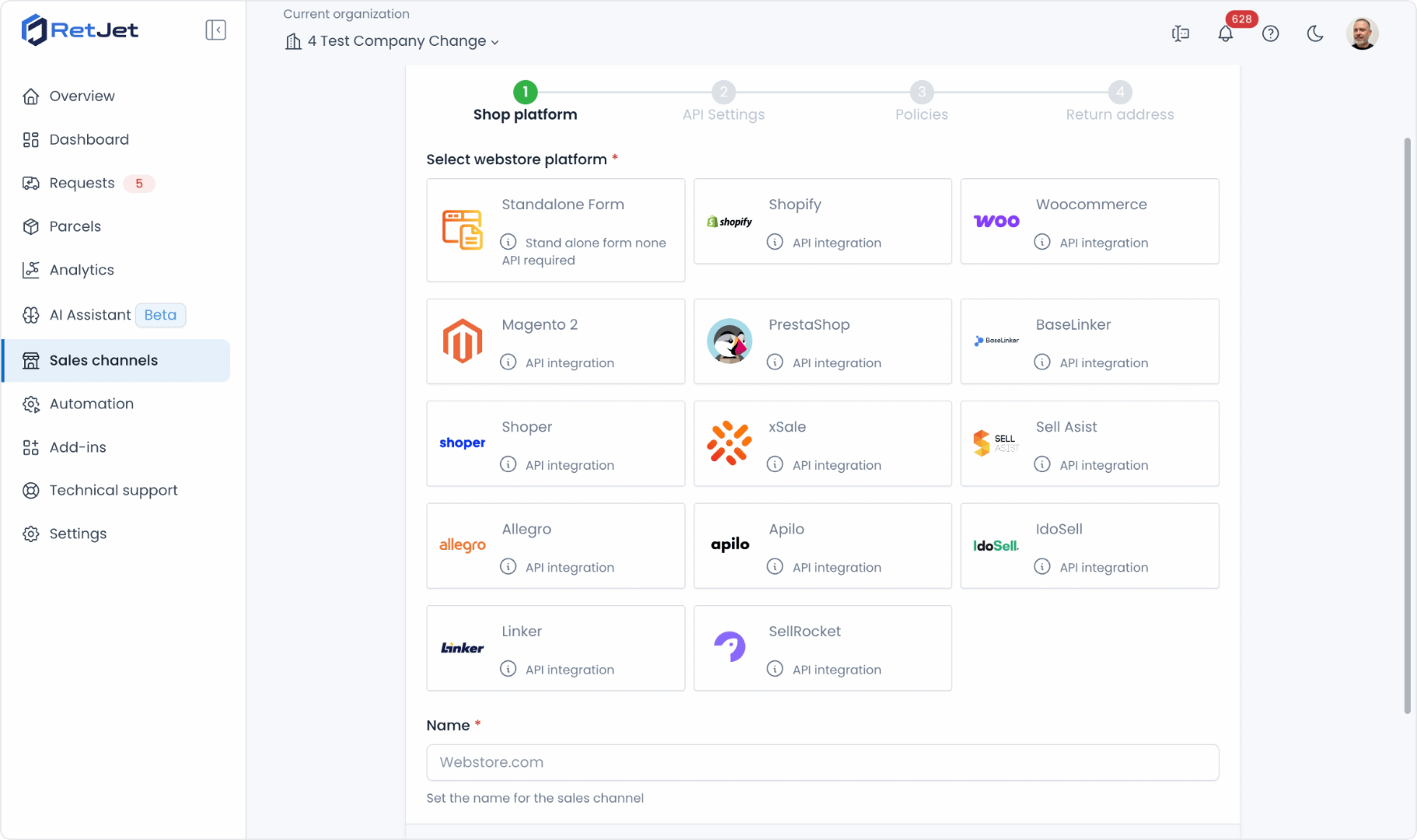Lightweight integration without importing orders